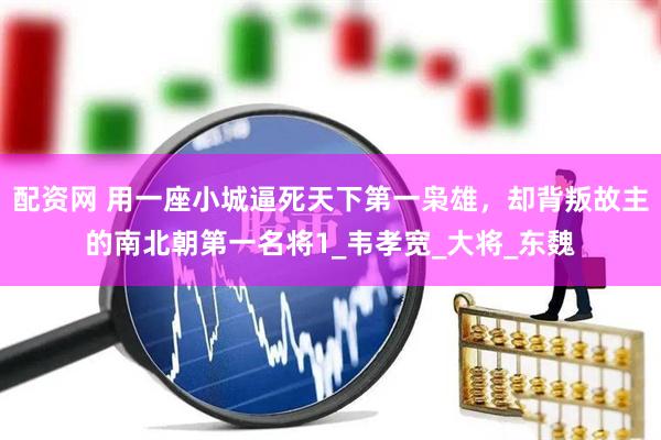 配资网 用一座小城逼死天下第一枭雄，却背叛故主的南北朝第一名将1_韦孝宽_大将_东魏