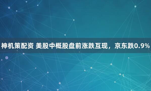 神机策配资 美股中概股盘前涨跌互现，京东跌0.9%